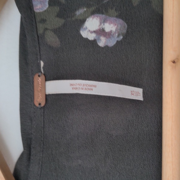 Free people dark floral maxi dress xs - Picture 3 of 7